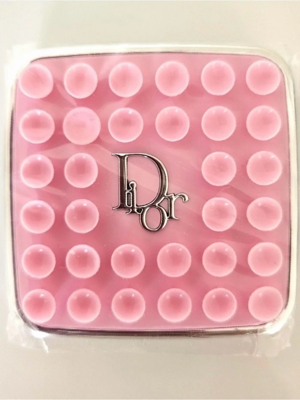 Dior Pink Studded Logo Phone Grip Octobuddy